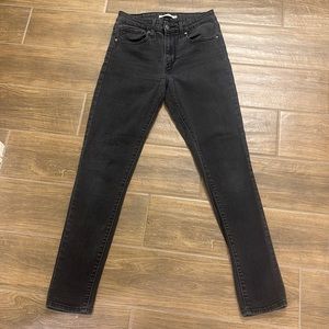 Levi’s 721 high rise skinny jeans Size 27 Charcoal stretch